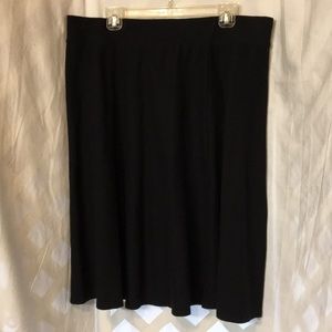 Black skirt.